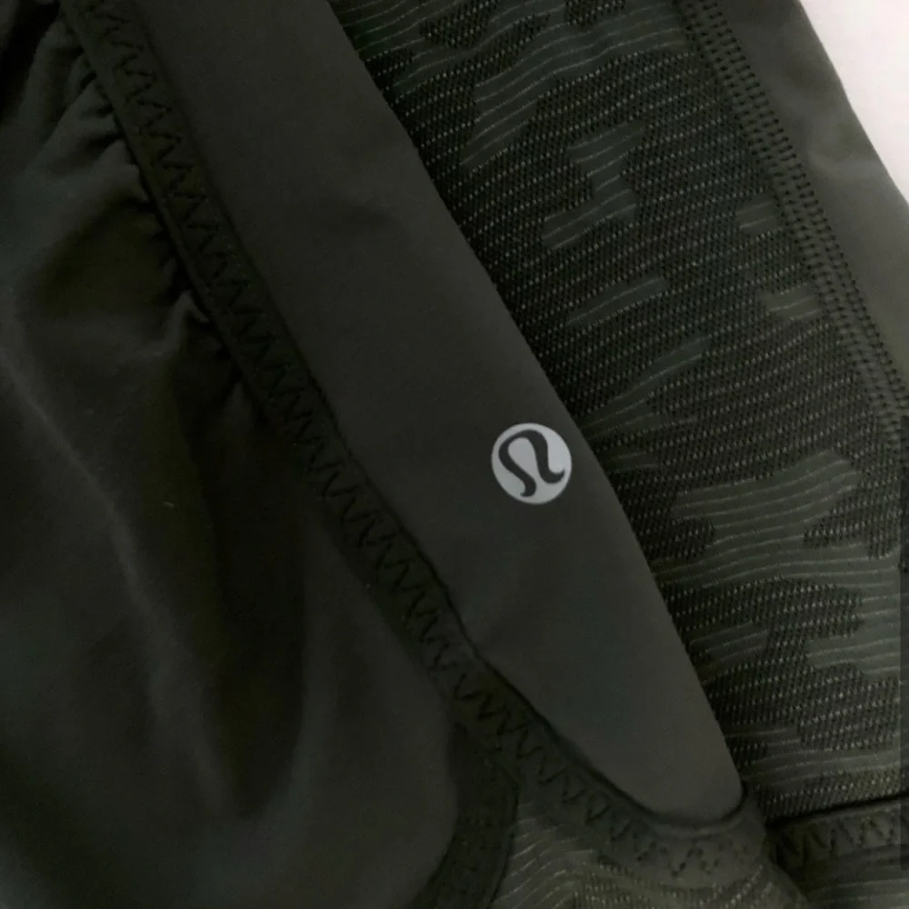 Lululemon Pace Rival Crop Dark Olive, Camo